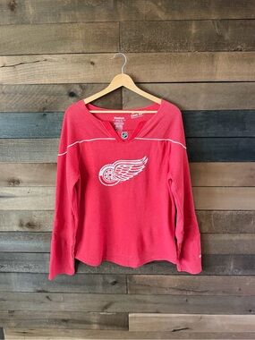 Reebok Detroit Red Wings NHL Long Sleeve Diva Soft Top